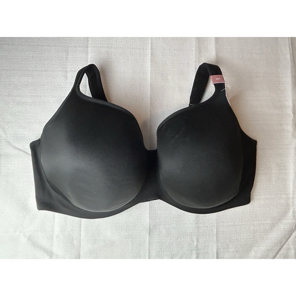 Cacique Black 44F Lightly Lined Balconette Bra NWT